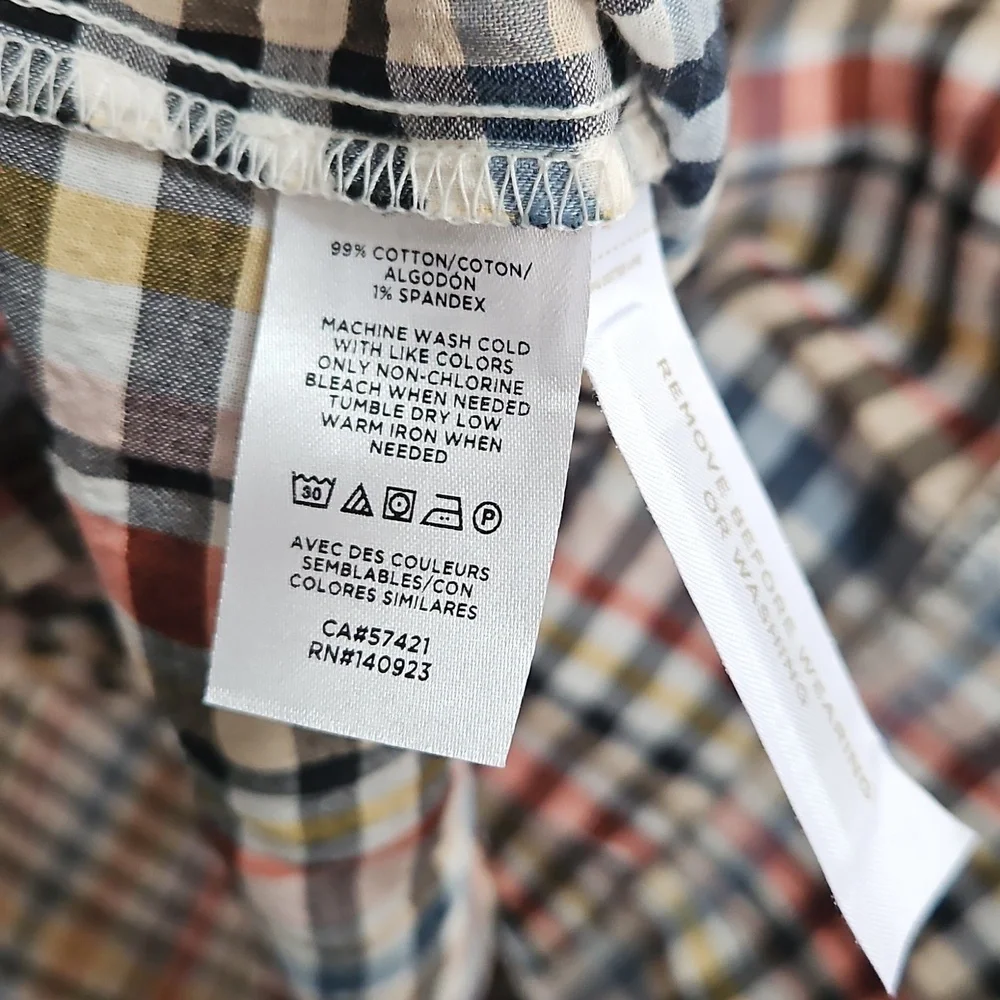 Loft Plaid Midi Dress S - Picture 4 of 4